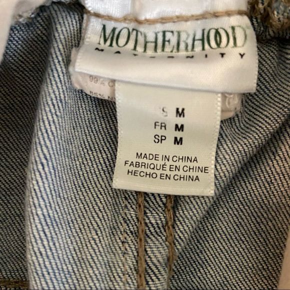 Maternity Shorts Motherhood Denim Maternity Bermuda Shorts - Picture 6 of 6